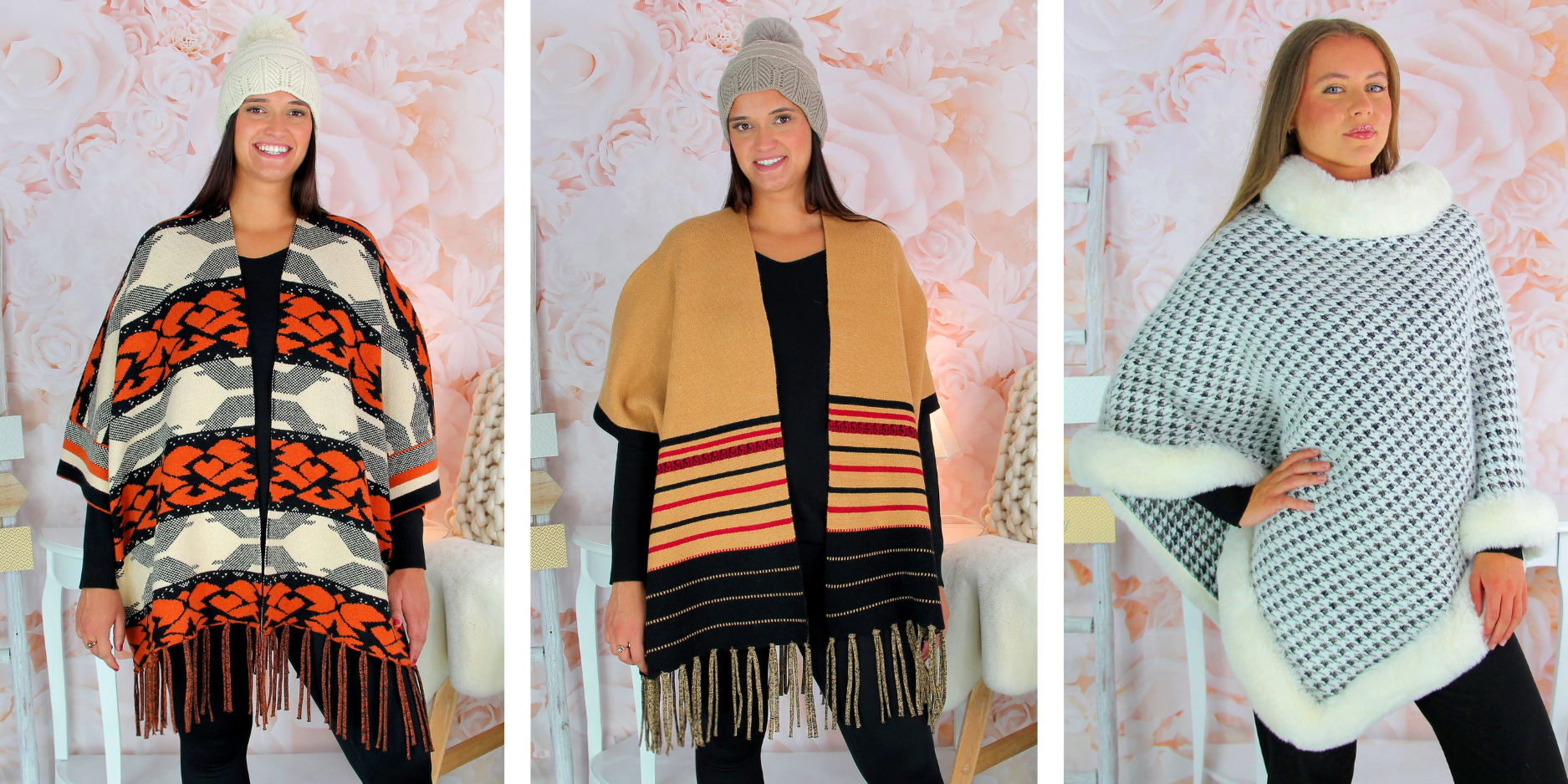 Poncho Zamba Taille Unique - Bleu - Style Bohème - Occasion Très Bon État